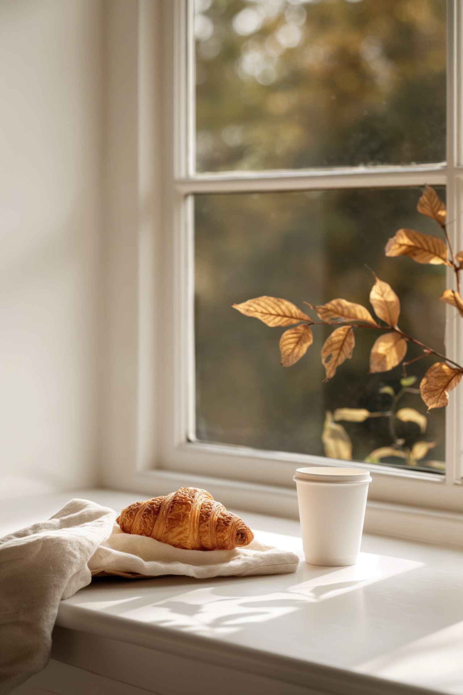 Morgenlicht am Fenster